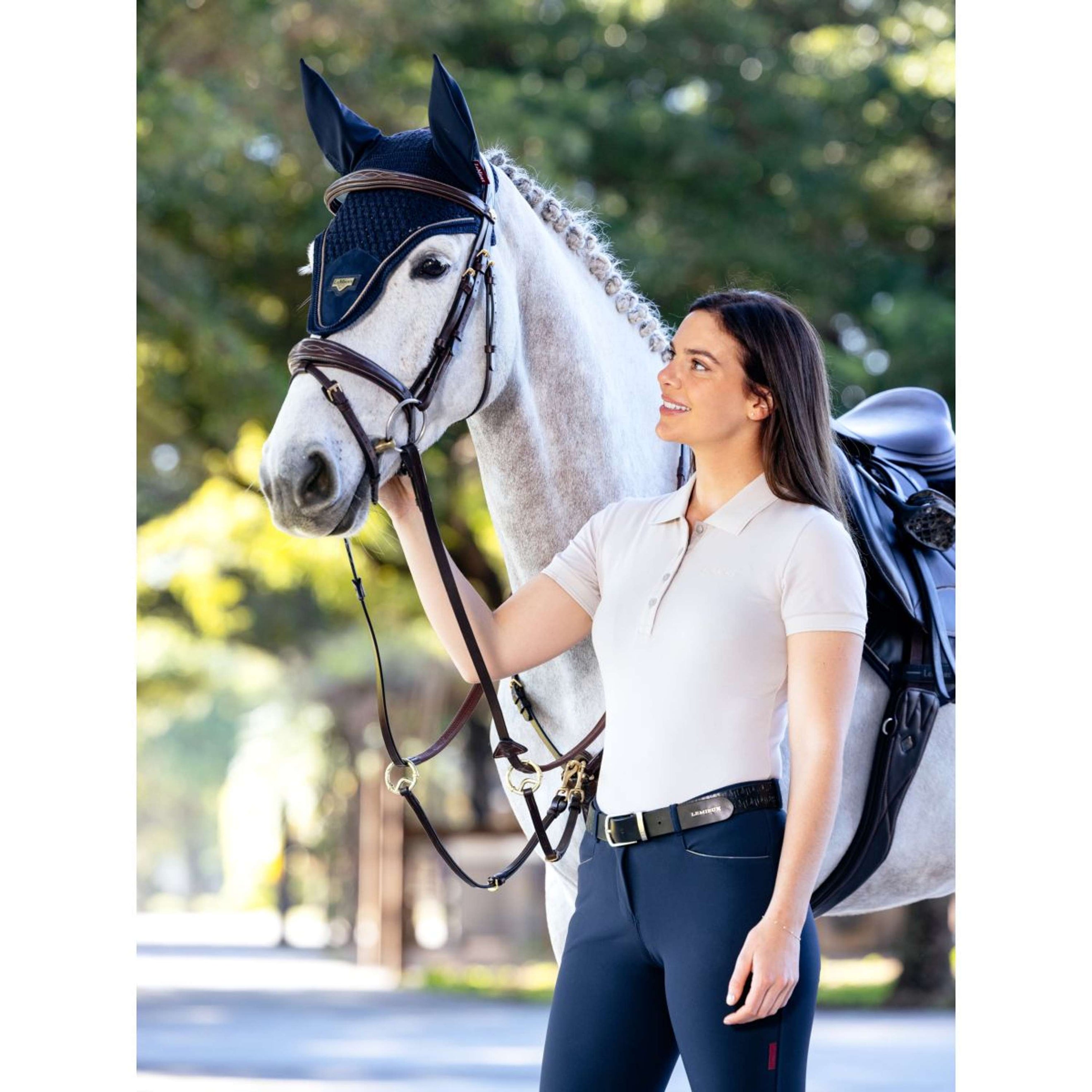 LeMieux Bonnet Anti-Mouches Puissance Marin LeMieux Bonnet Anti-Mouches Puissance Marin