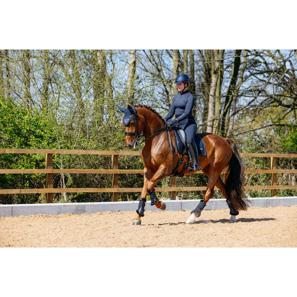 LeMieux Tapis de Selle Puissance Suede Dressage Marin