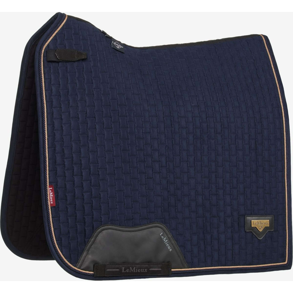 LeMieux Tapis de Selle Puissance Suede Dressage Marin
