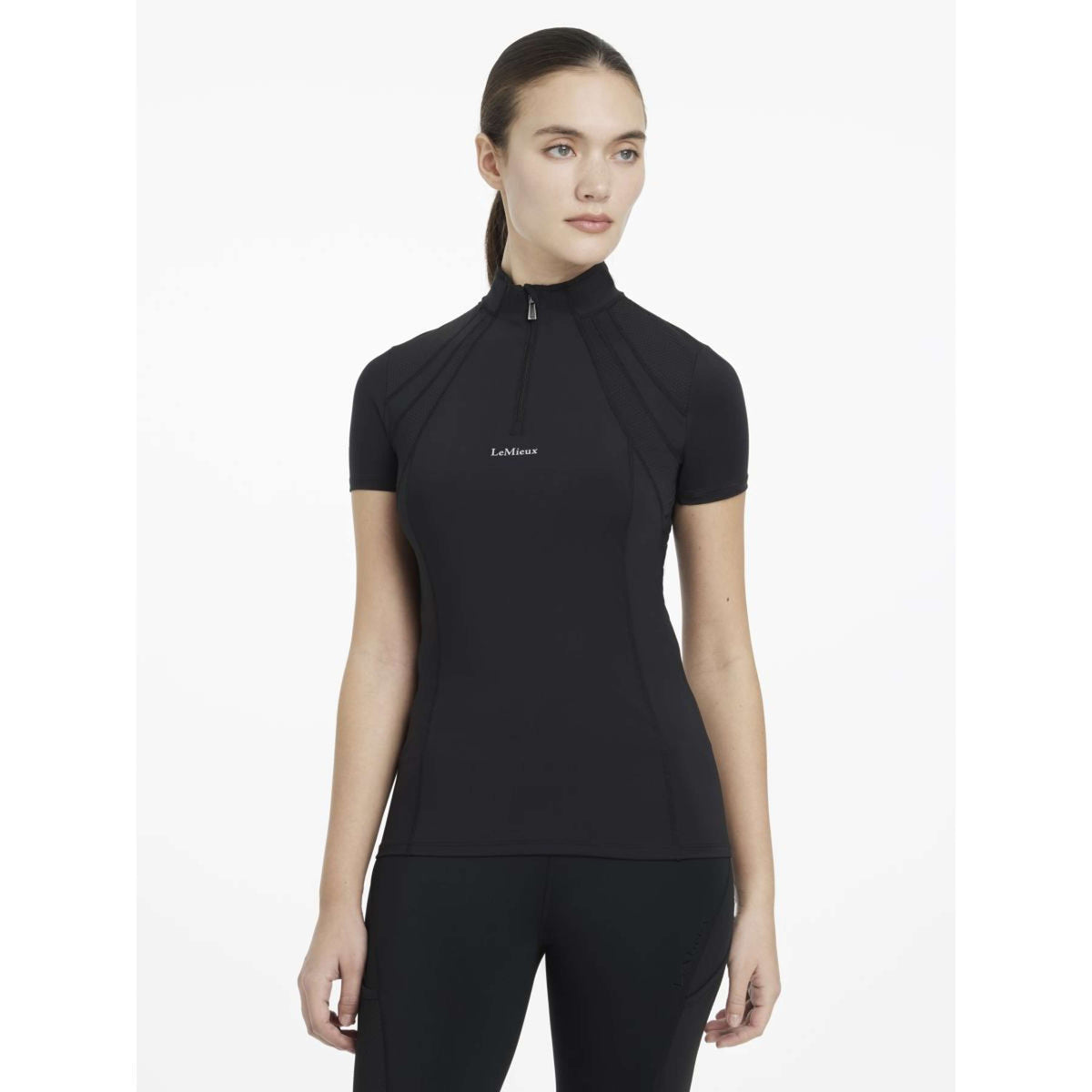 LeMieux Baselayer Mia Mesh Manches Courtes Noir