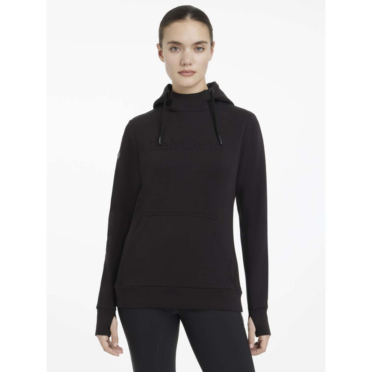 LeMieux Pull col Hoodie Classique Noir