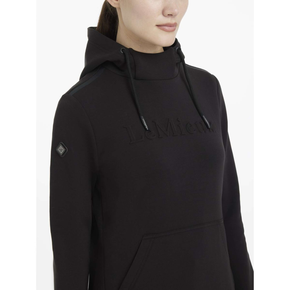 LeMieux Pull col Hoodie Classique Noir