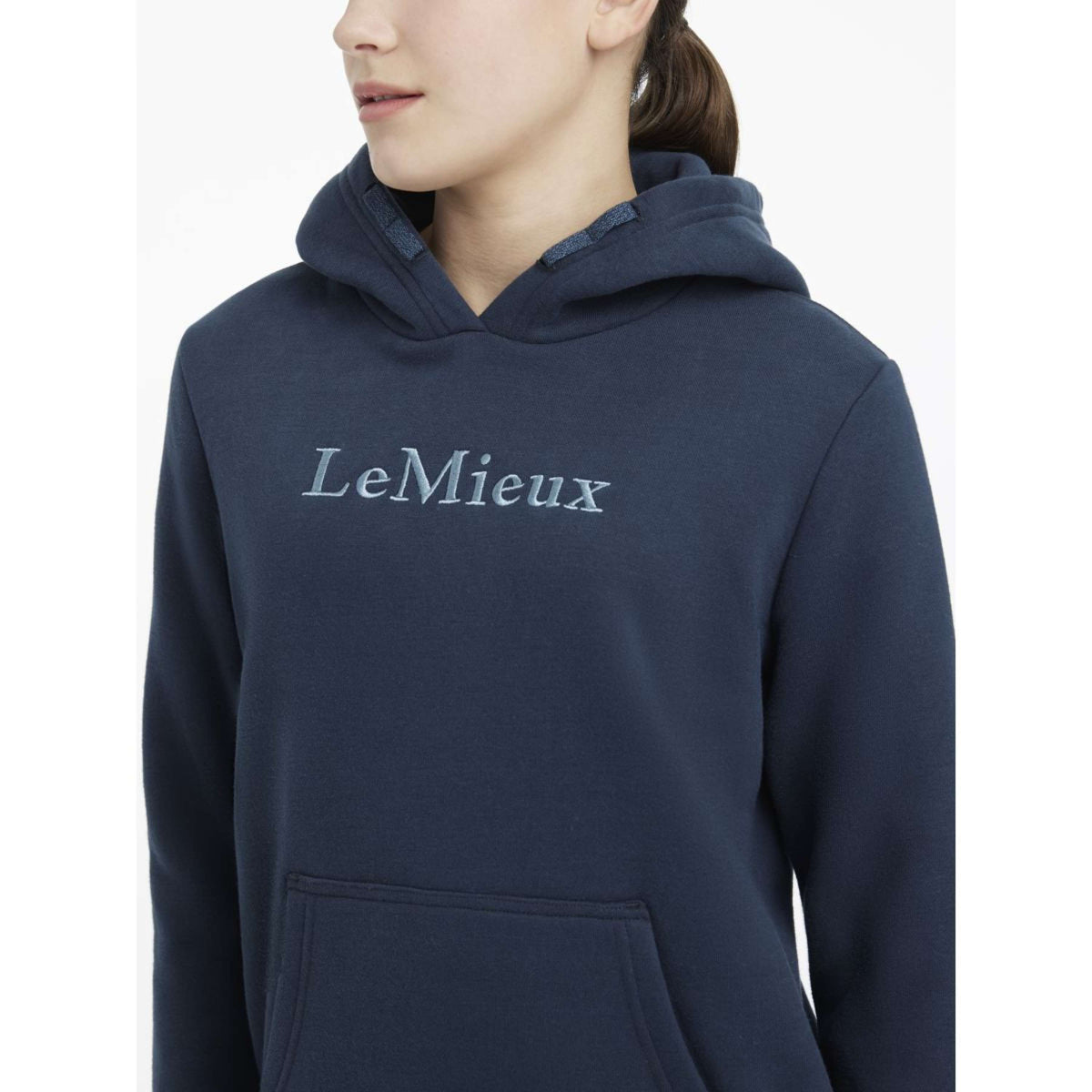 LeMieux Pull col Hoodie Young Rider Classique Marin