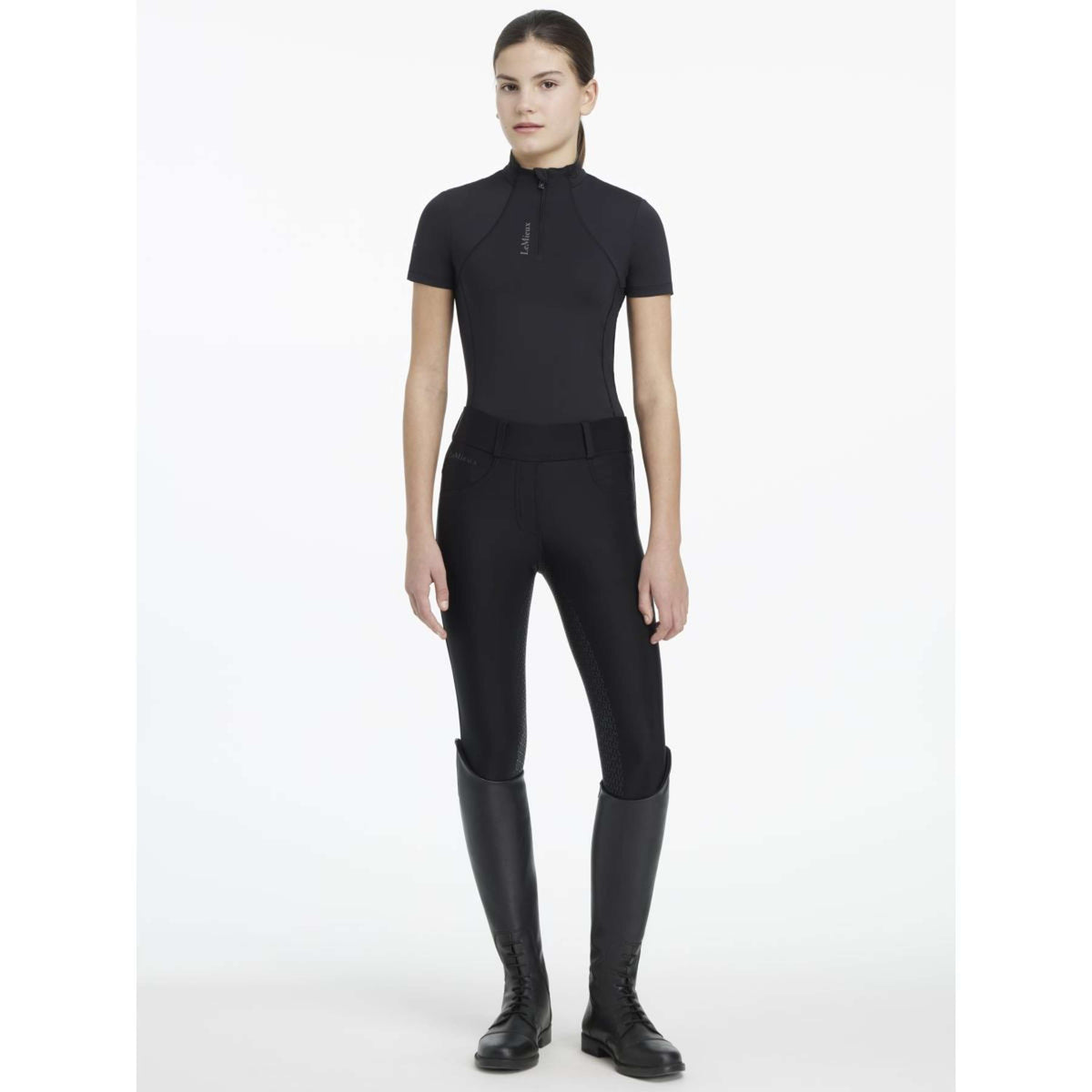 LeMieux Baselayer Young Rider Classique Manches Courtes Noir