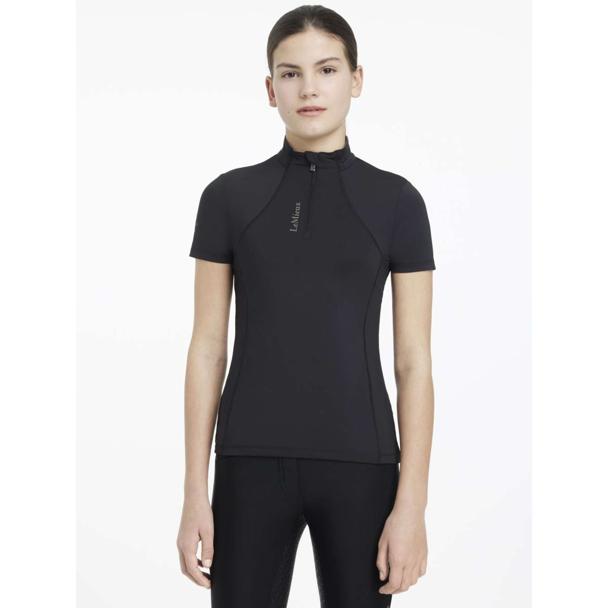 LeMieux Baselayer Young Rider Classique Manches Courtes Noir