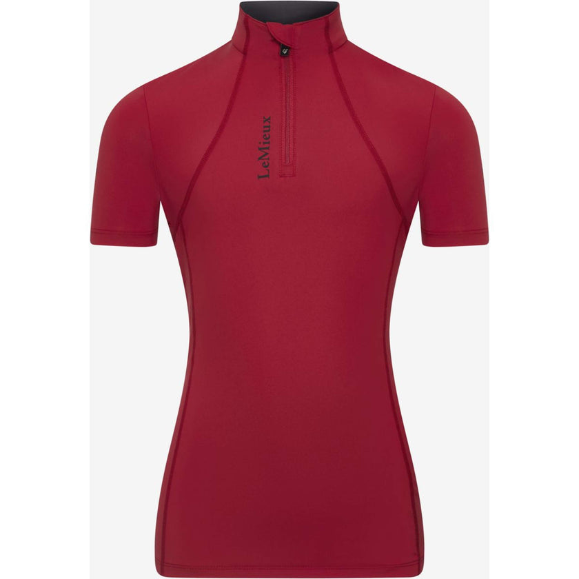 LeMieux Baselayer Young Rider Classique Manches Courtes Chilli LeMieux Baselayer Young Rider Classique Manches Courtes Chilli