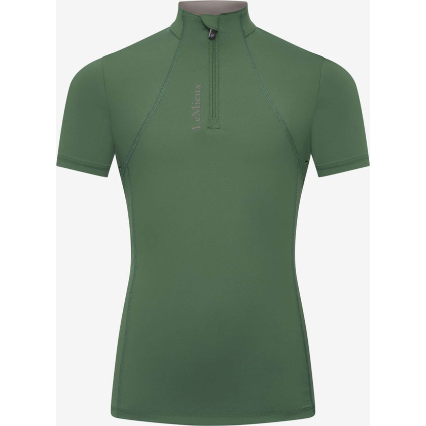 LeMieux Baselayer Young Rider Classique Manches Courtes Hunter Green