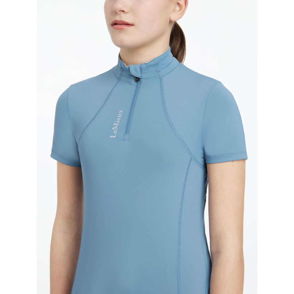LeMieux Baselayer Young Rider Classique Manches Courtes Ice Blue