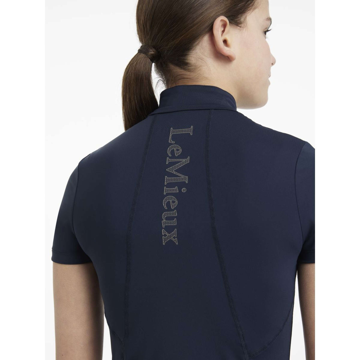 LeMieux Baselayer Young Rider Classique Manches Courtes Marin