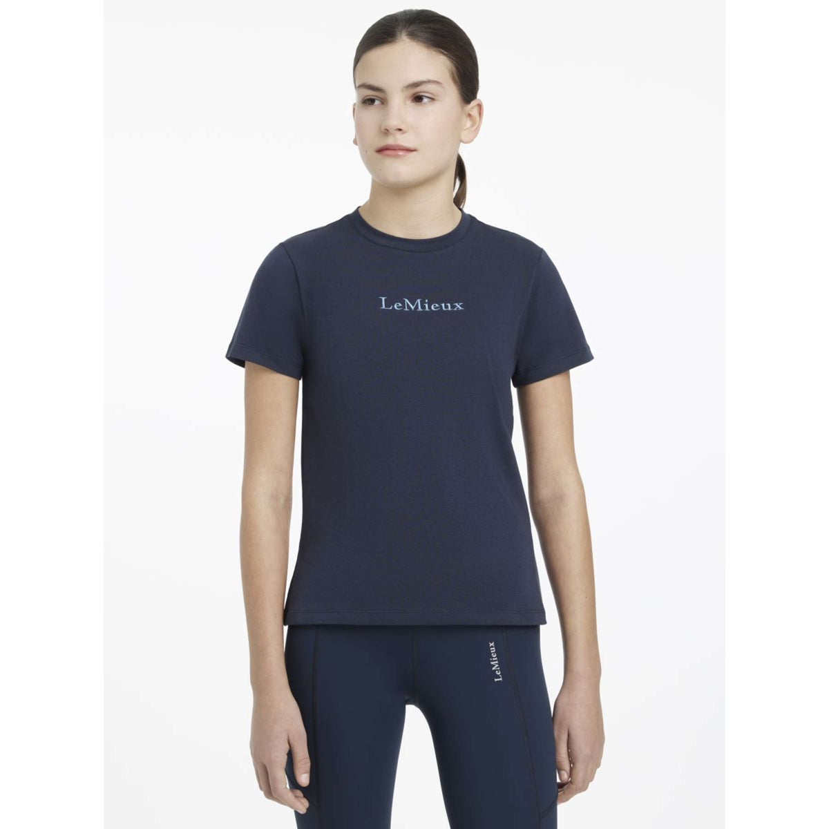 LeMieux T-Shirt Young Rider Classique Marin