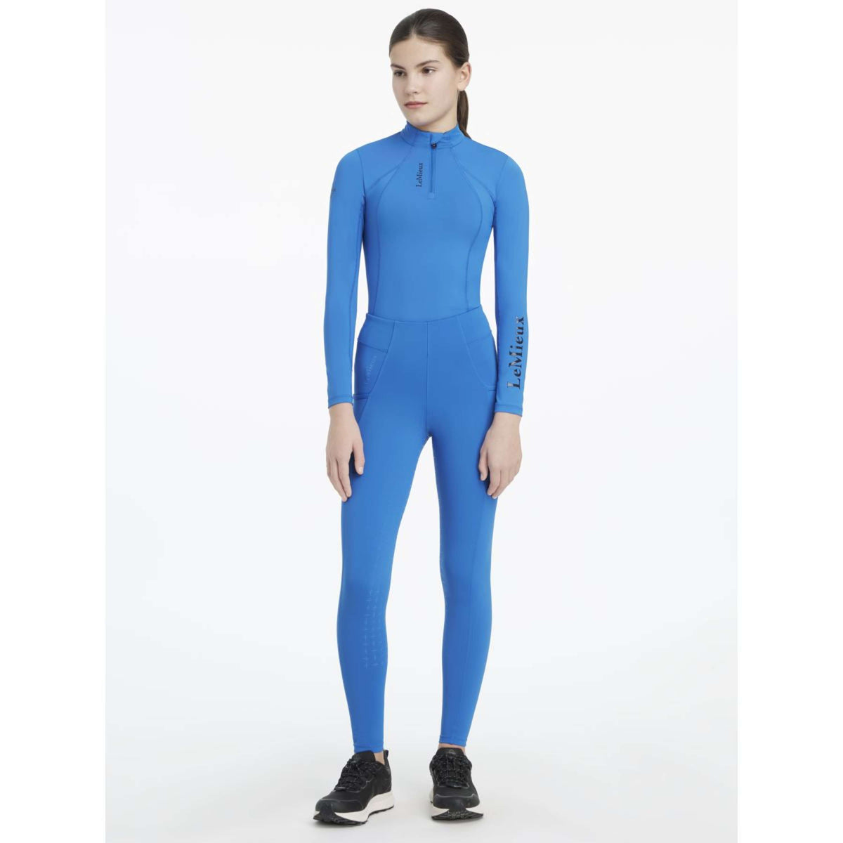 LeMieux Legging d'Équitation Young Rider Orla Benetton Blue