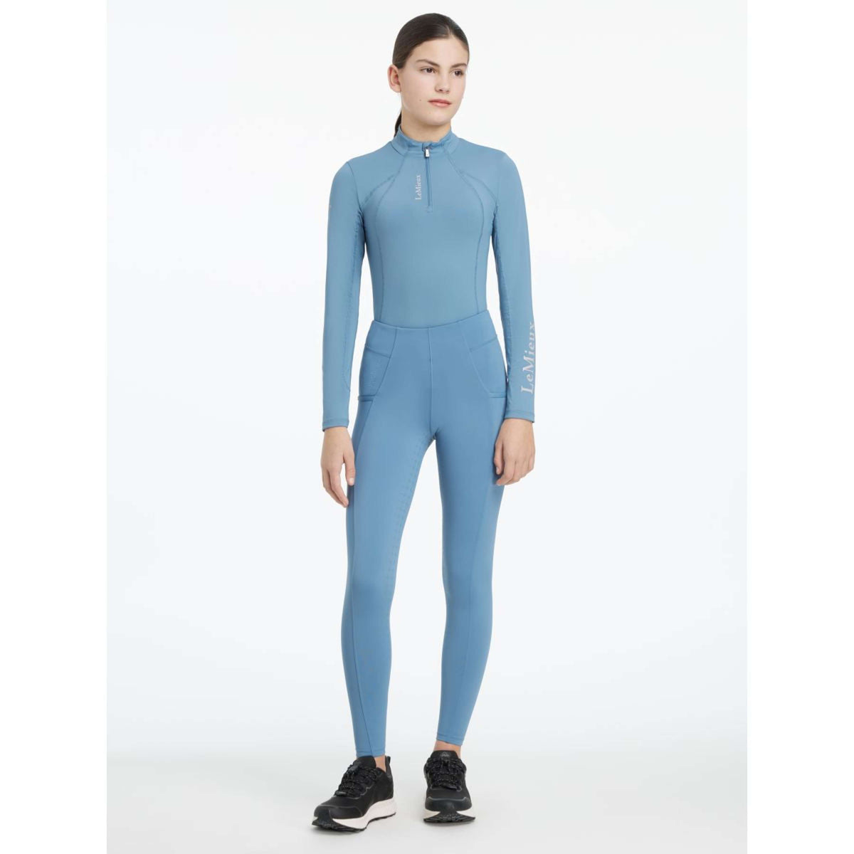 LeMieux Legging d'Équitation Young Rider Orla Ice Blue