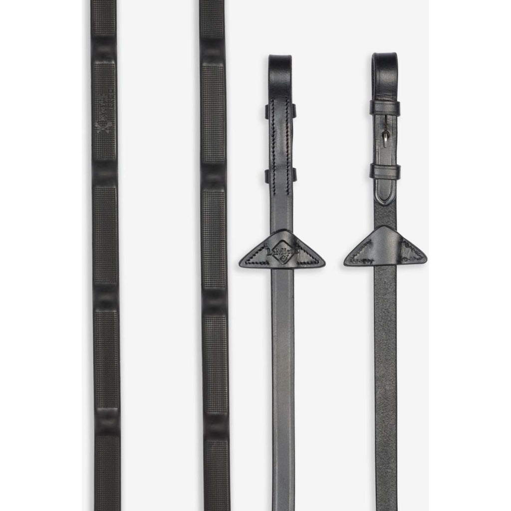 LeMieux Rênes Ergo Grip Rubber Noir