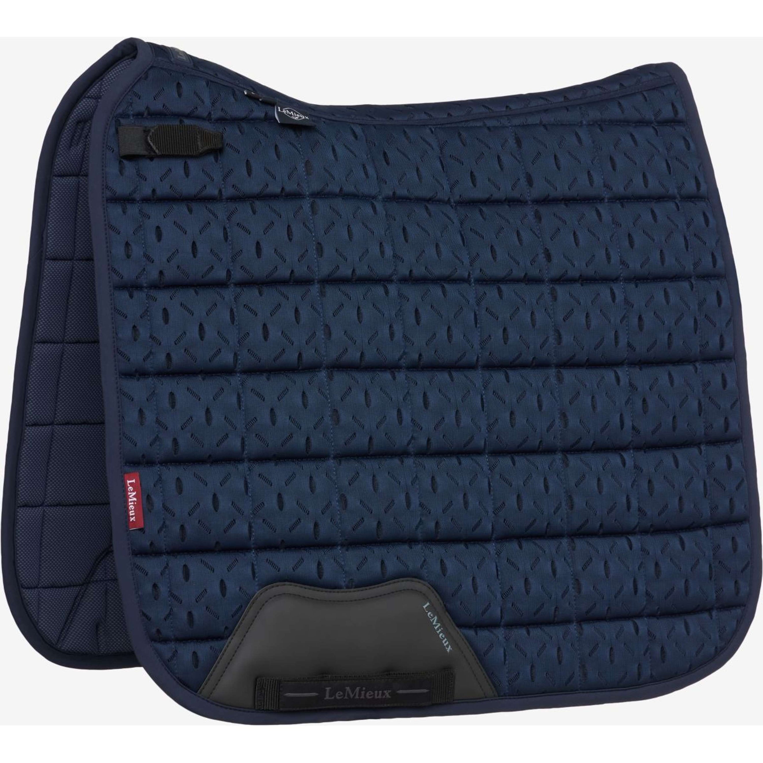 LeMieux Tapis de Selle 3D Mesh Self-Cool Square Dressage Marin
