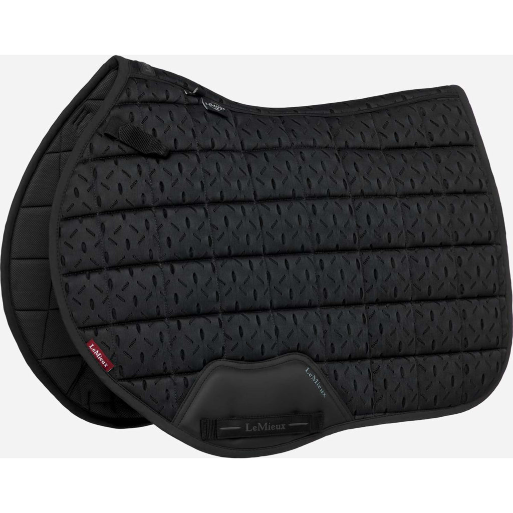 LeMieux Tapis de Selle 3D Mesh Self-Cool Square de Saut Noir