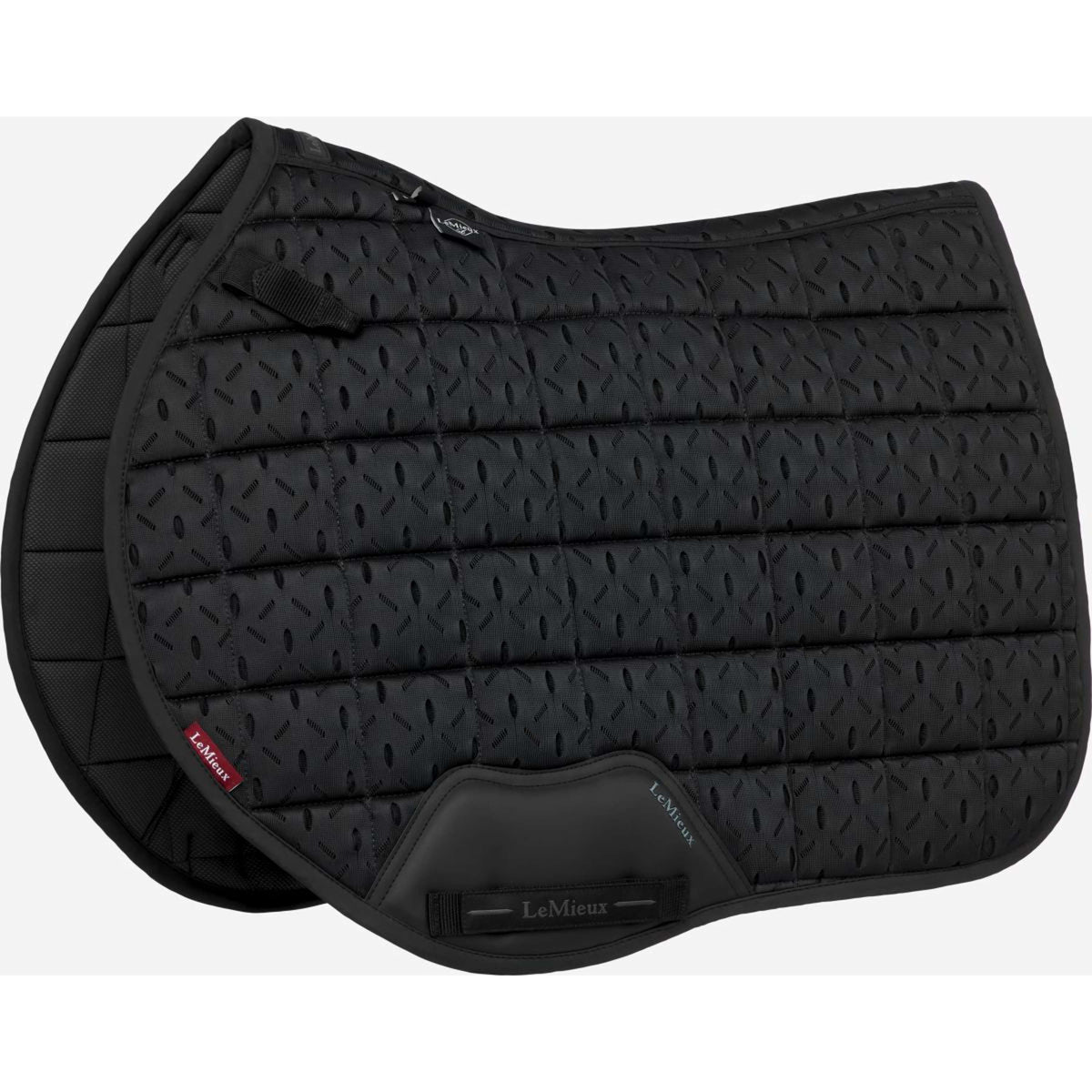 LeMieux Tapis de Selle 3D Mesh Self-Cool Square de Saut Noir