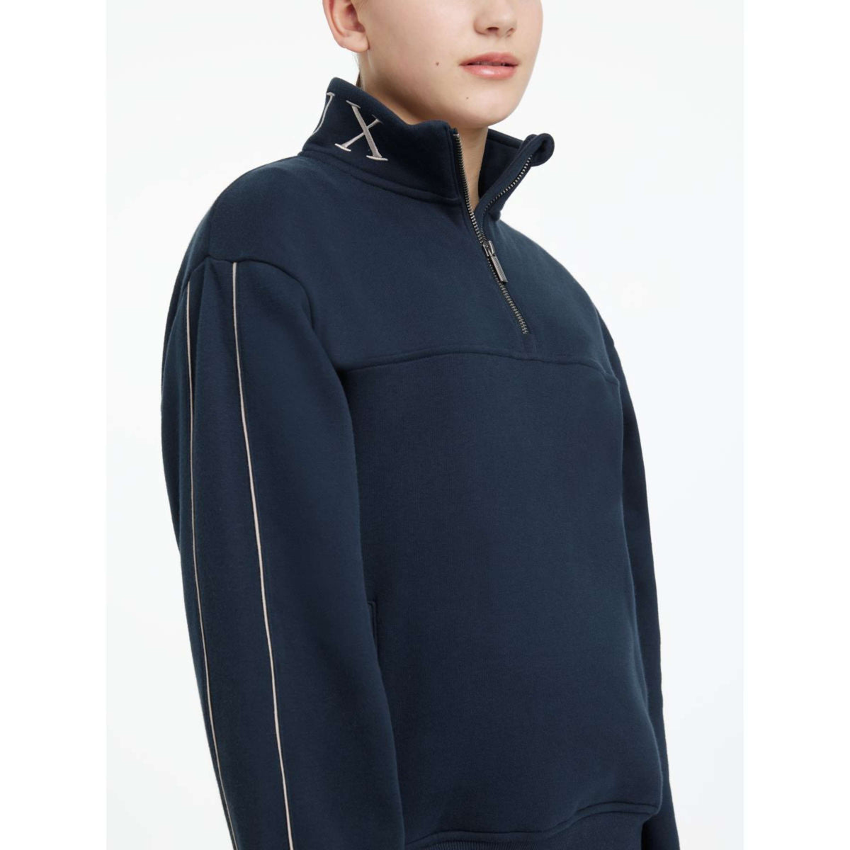 LeMieux Pull Young Rider Kate Quarter Zip Marin