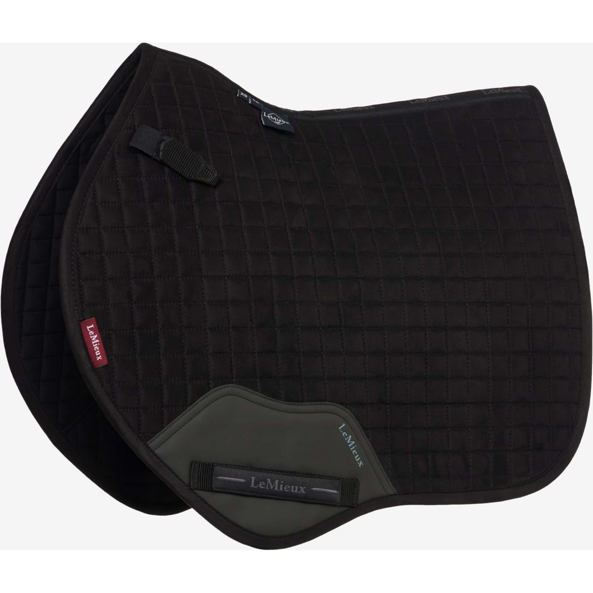 LeMieux Tapis de Selle Mini Suede Square Close Contact Noir