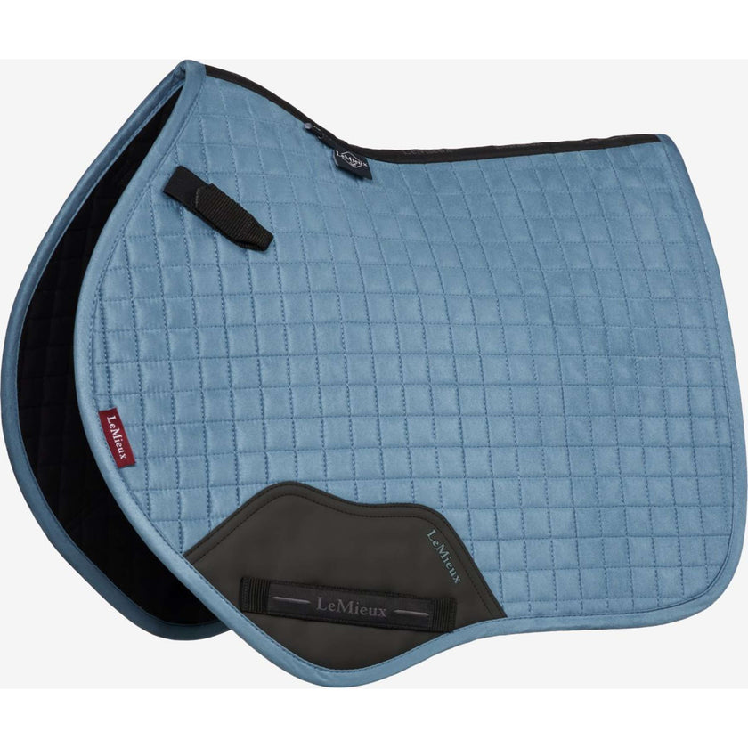 LeMieux Tapis de Selle Mini Suede Square Close Contact Ice Blue LeMieux Tapis de Selle Mini Suede Square Close Contact Ice Blue