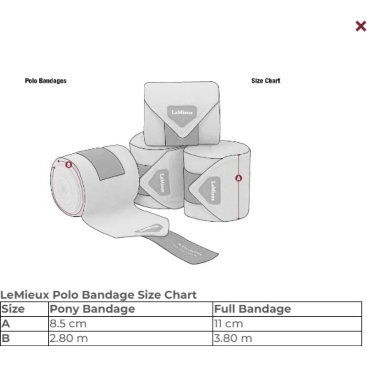 LeMieux Bandages Loire Polo Blanc