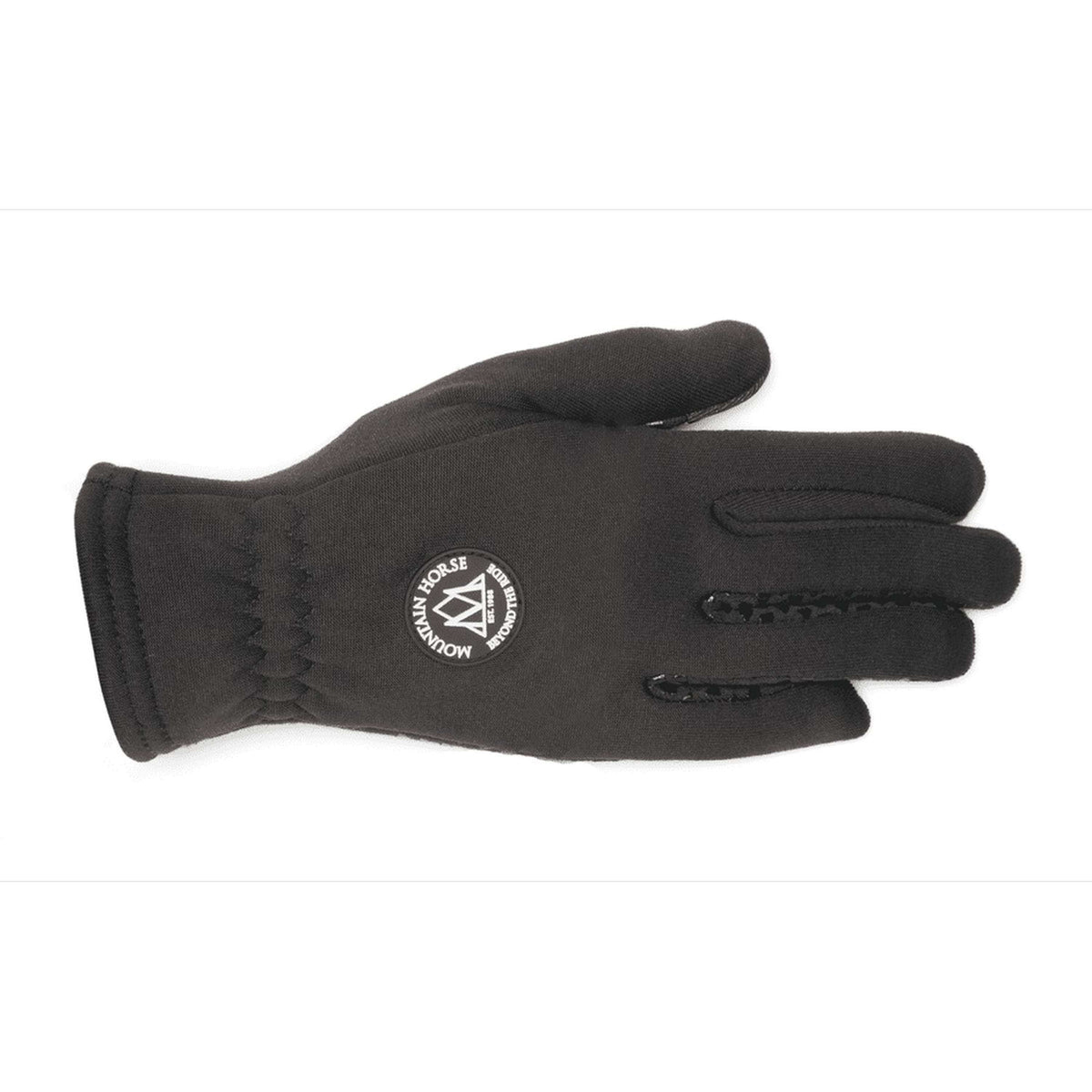 Mountain Horse Gants d'Équitation d'Équitation Fleece Jr Noir