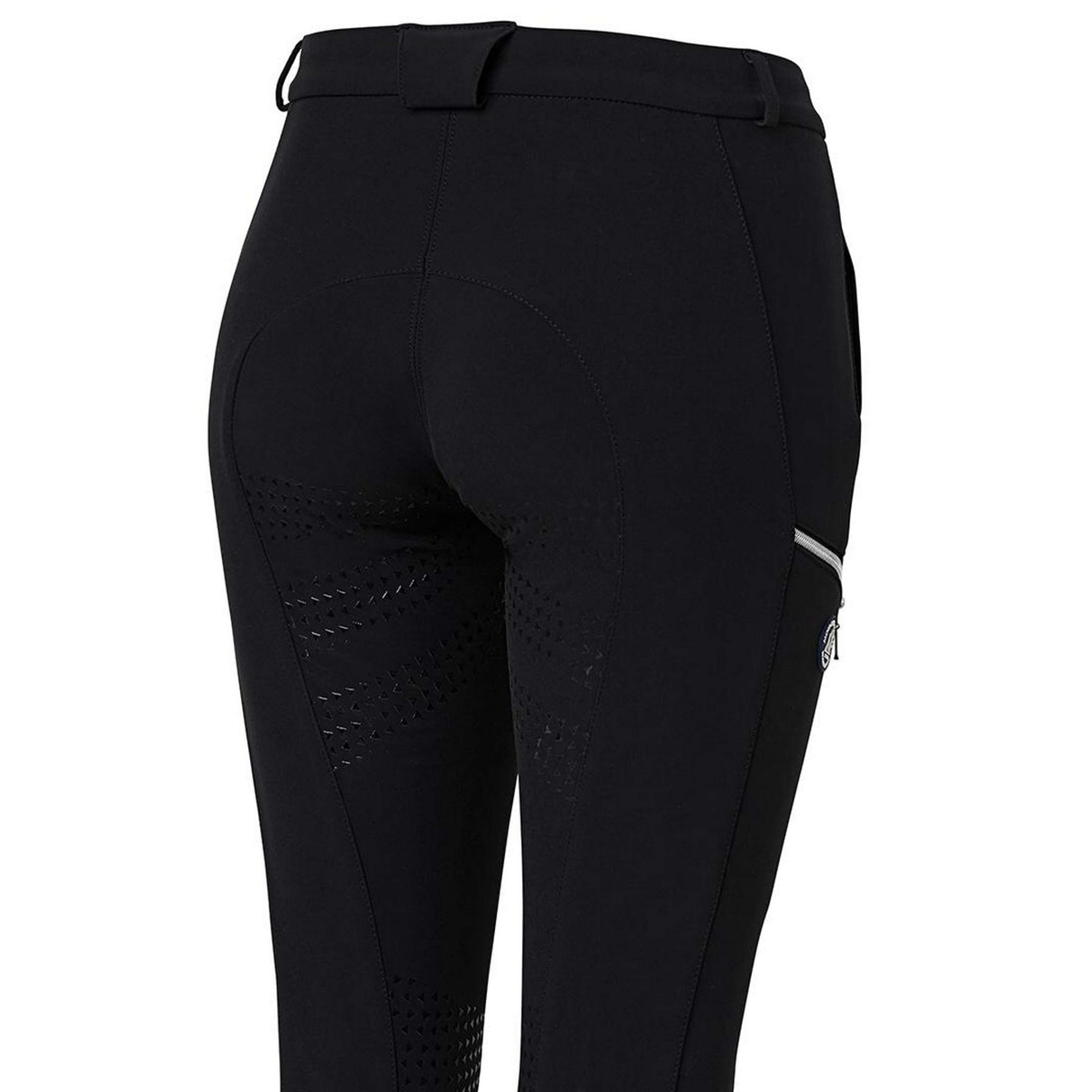 Mountain Horse Pantalon d'Équitation Frost Tech avec Silicone Fond de Peau Noir Mountain Horse Pantalon d'Équitation Frost Tech avec Silicone Fond de Peau Noir