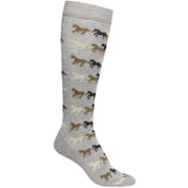 Mountain Horse Chaussettes Running Horse Junior Noir