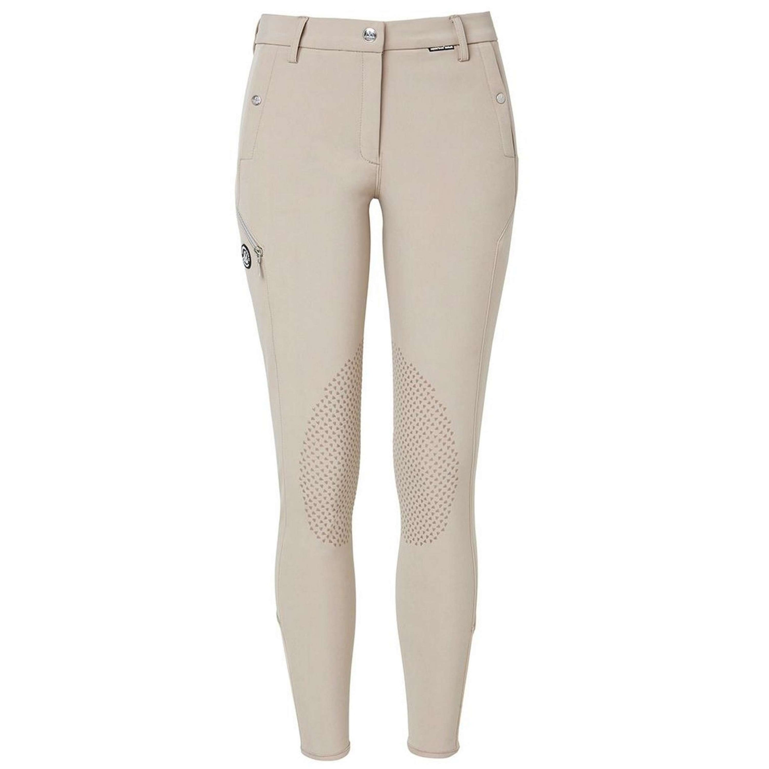 Mountain Horse Pantalon d'Équitation Frost Tech avec Silicone Fond de Peau Beige