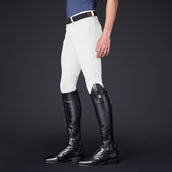 Mountain Horse Pantalon d'Équitation Robin Prise de Genou Hommes Blanc