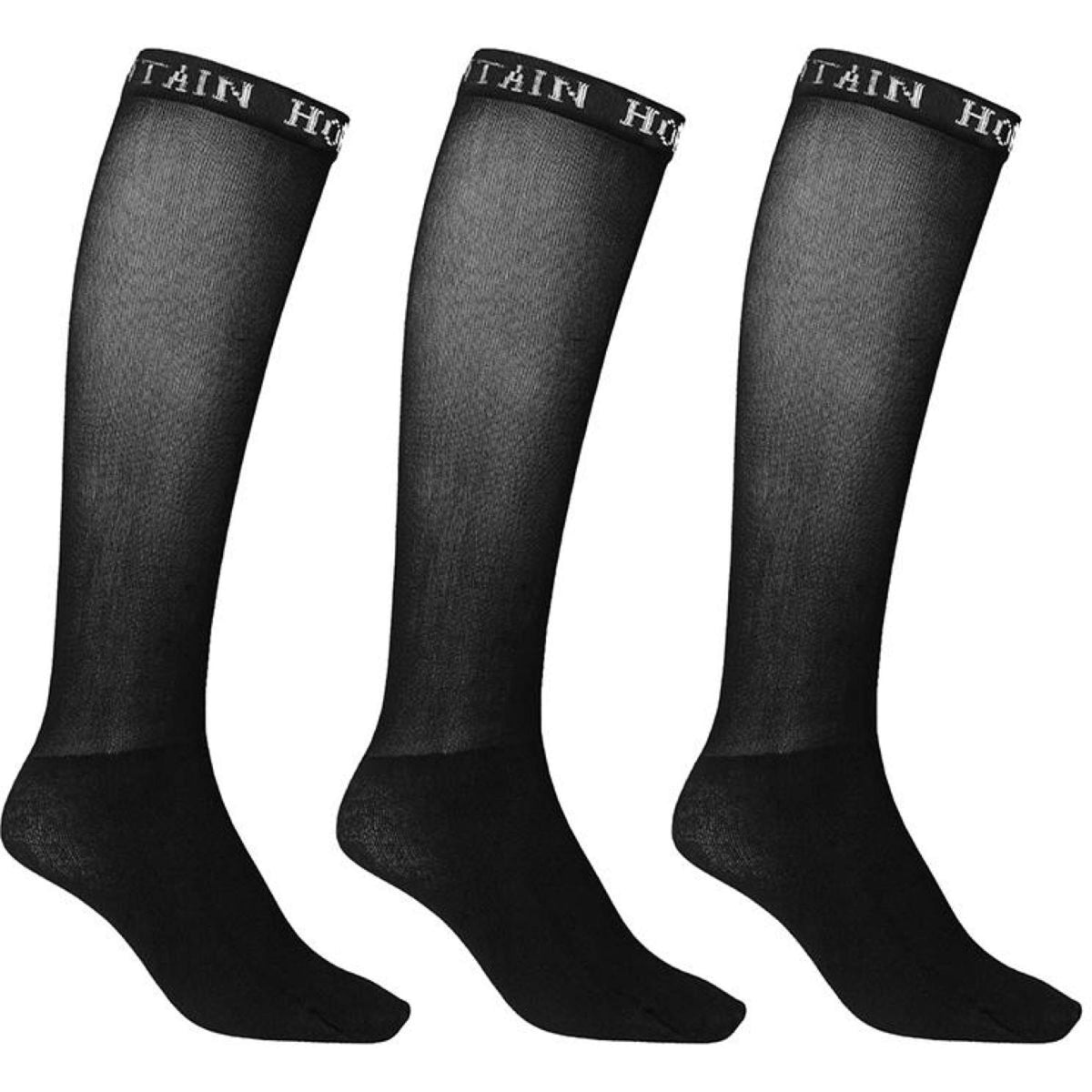 Mountain Horse Chaussettes Competition Paquet de 3 Noir