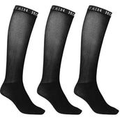 Mountain Horse Chaussettes Competition Paquet de 3 Noir
