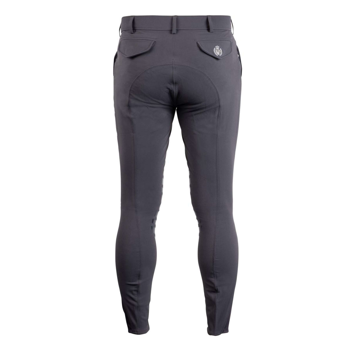 Montar Pantalon d'Équitation ESS Gary Prise de Genou Hommes Gris