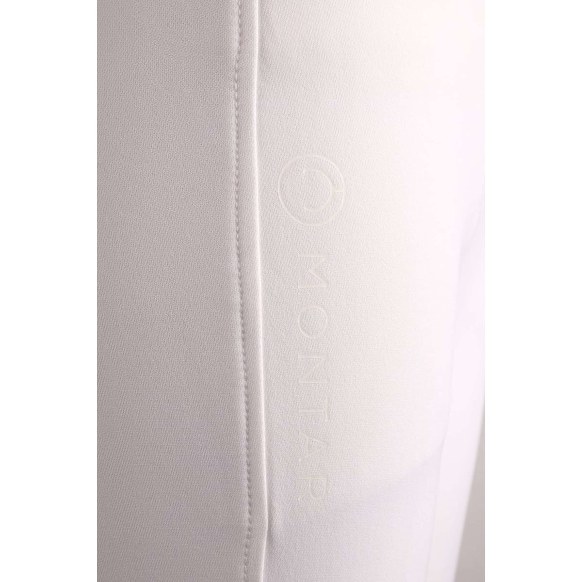 Montar Pantalon d'Équitation Essential Yati Highwaist Prise de Genou Blanc