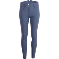 Montar Pantalon d'Équitation Ess Megan Highwaist Full Grip Bleu Océan