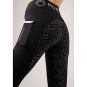 Montar Legging d'Équitation Selena Pull On Full Grip Noir