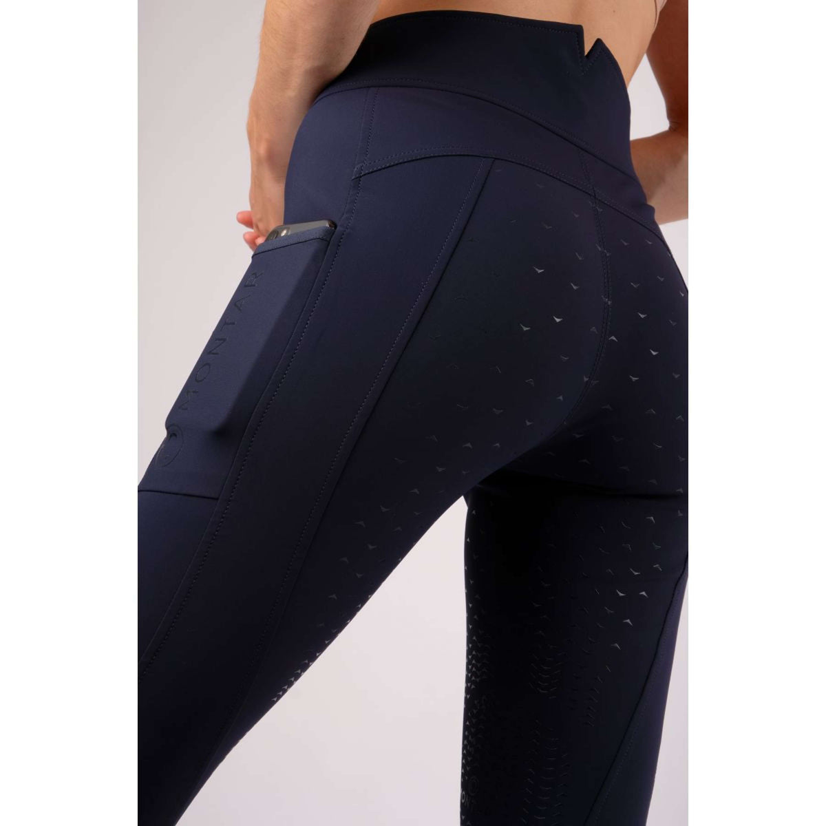 Montar Legging d'Équitation Kinsley Full Grip Marin