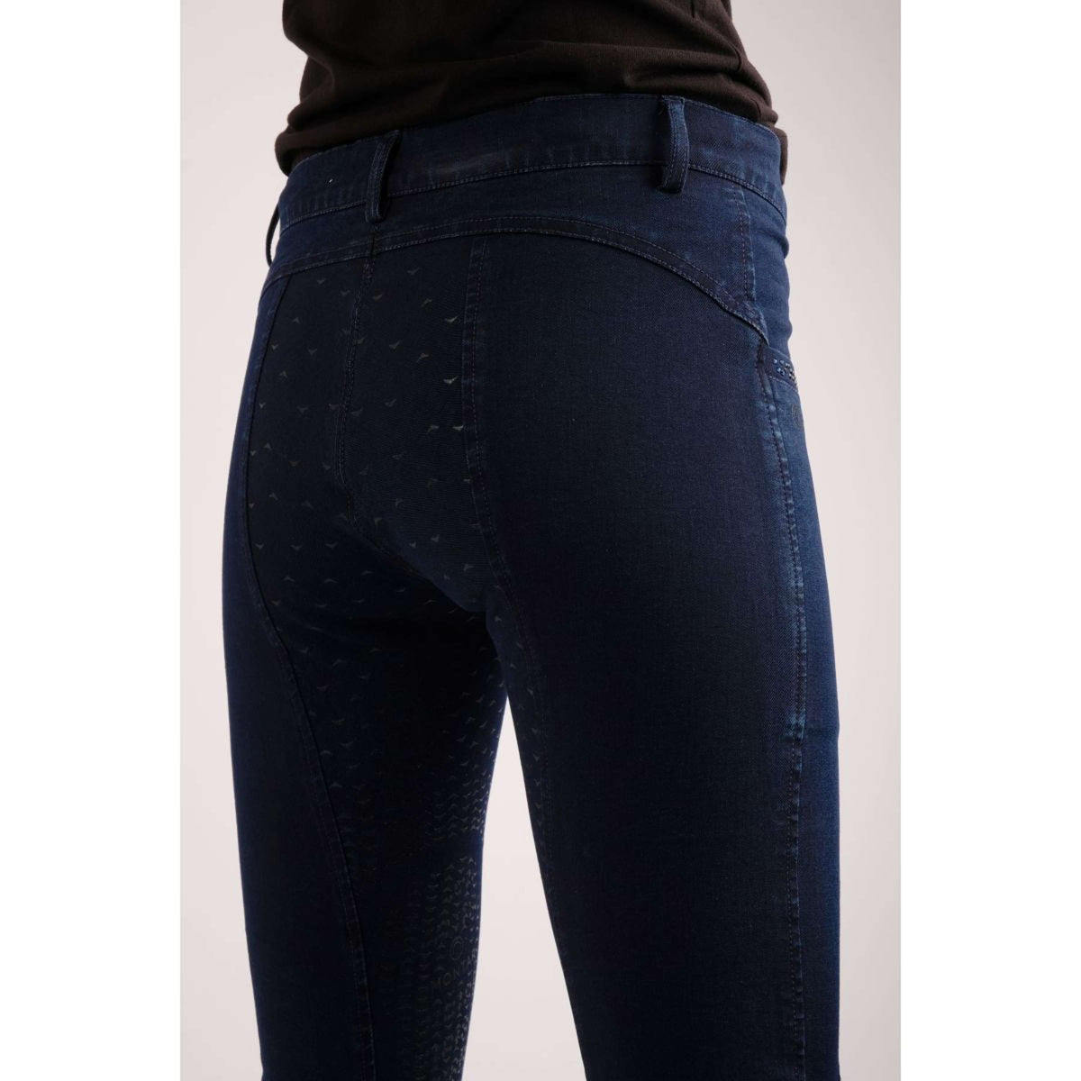 Montar Pantalon d'Équitation Crystal Full Grip Denim