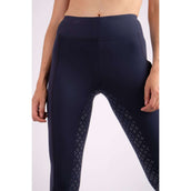 Montar Legging d'Équitation Selena Pull On Full Grip Marin