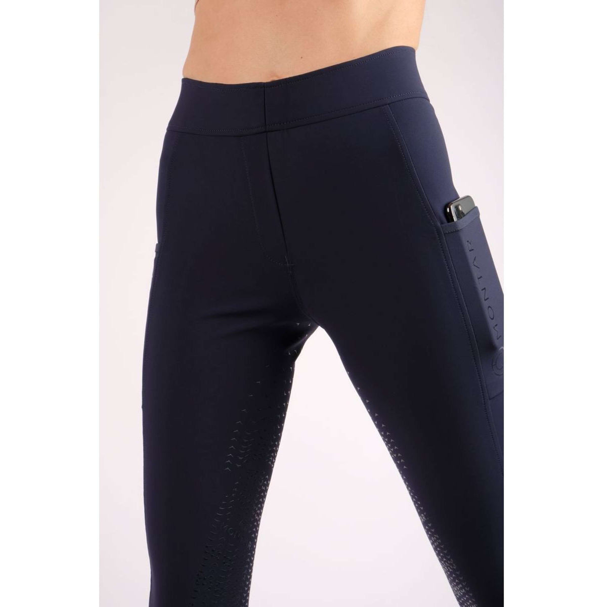 Montar Legging d'Équitation Kinsley Full Grip Marin