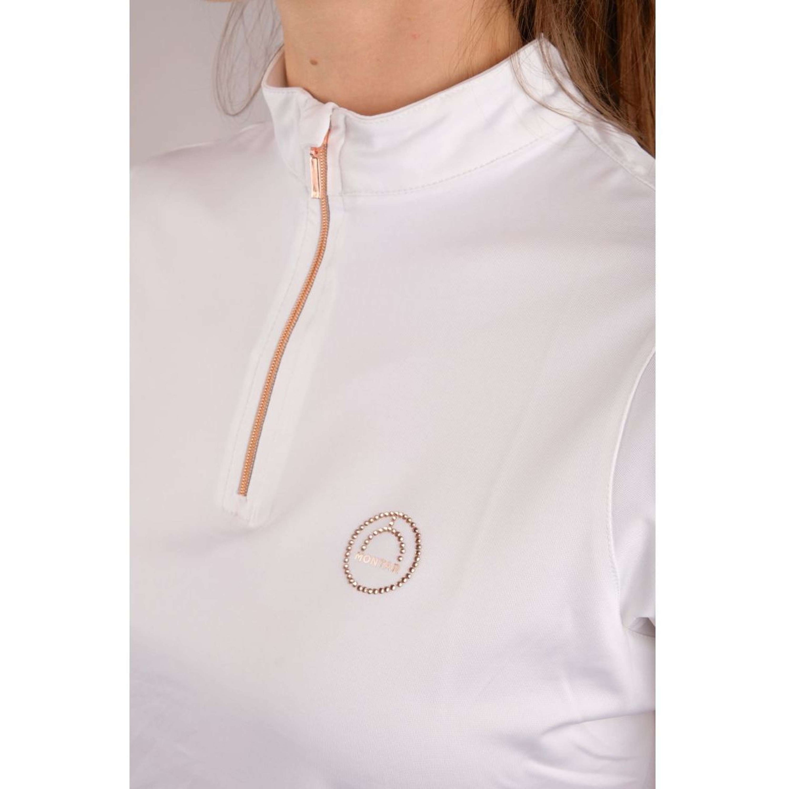 Montar Polo Everly Rosegold Blanc