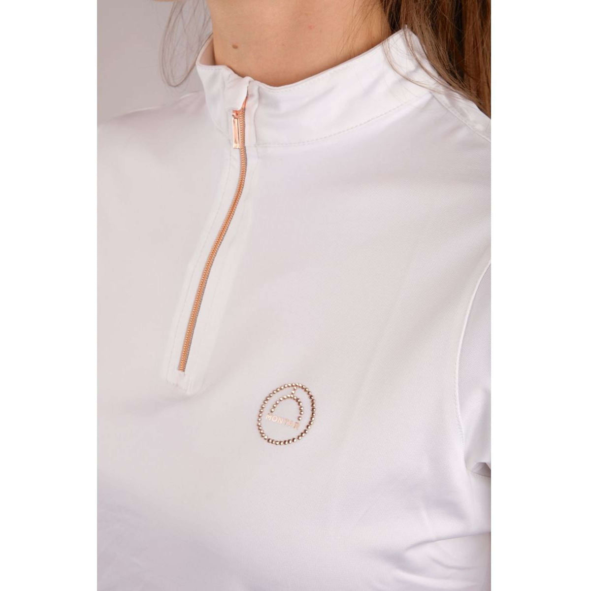 Montar Polo Everly Rosegold Junior Blanc