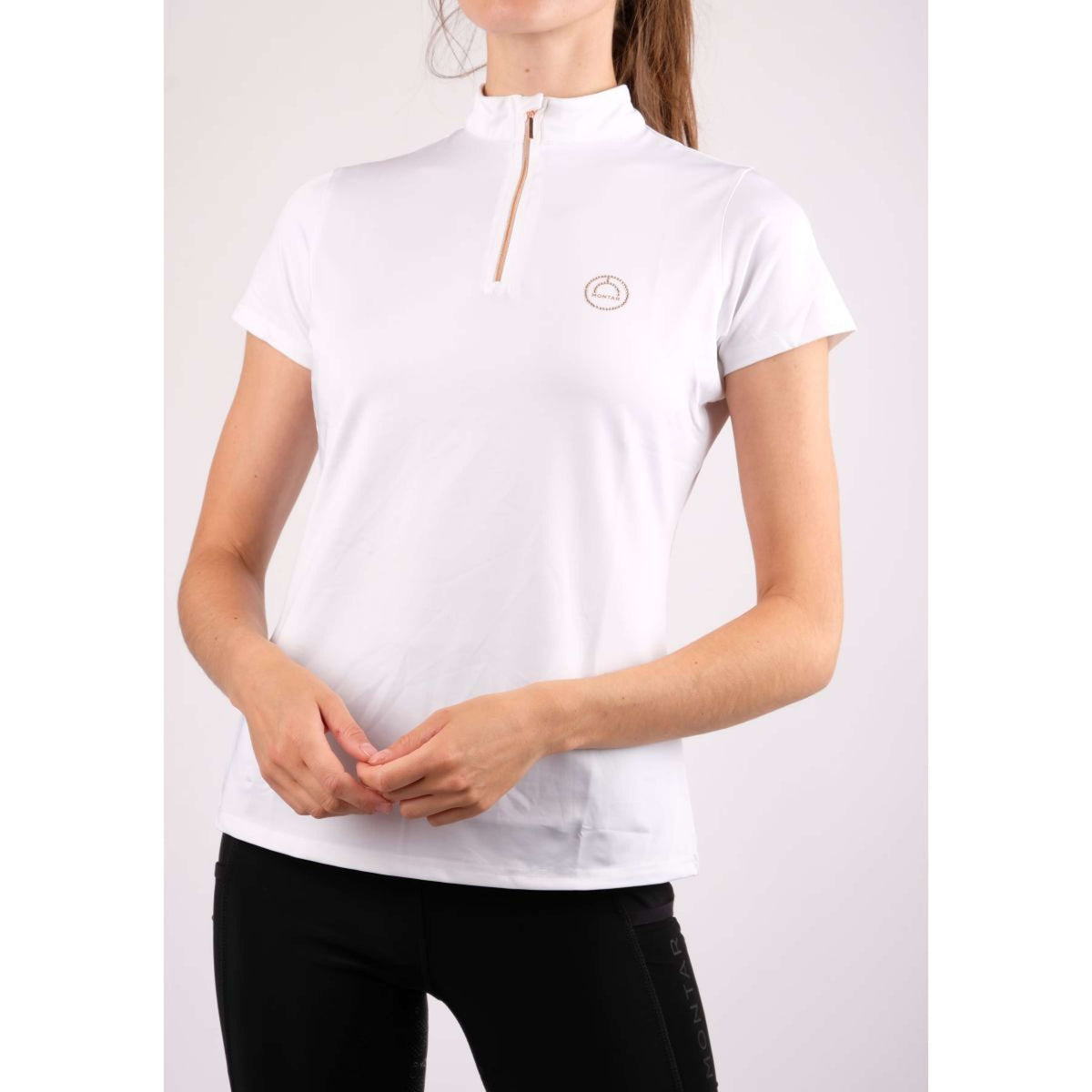 Montar Polo Everly Rosegold Junior Blanc