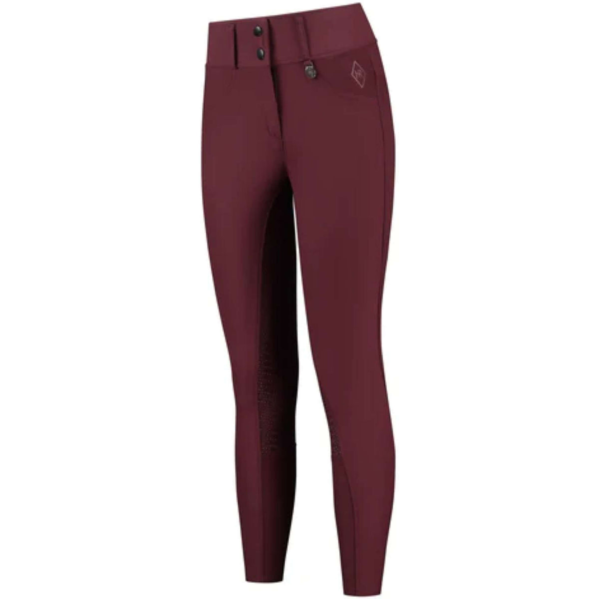 Mrs. Ros Pantalon d'Équitation Infinity High Waist Bordeaux