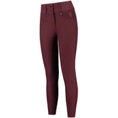 Mrs. Ros Pantalon d'Équitation Infinity High Waist Bordeaux