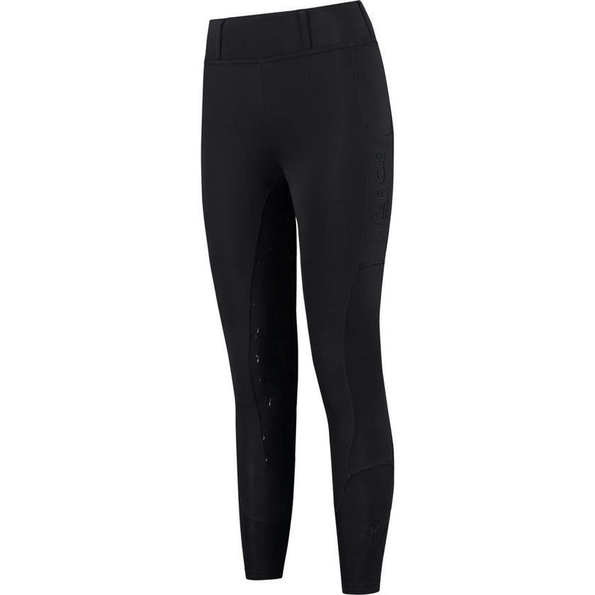 Mrs. Ros Legging d'Équitation Silhouette Softshell Phantom Black