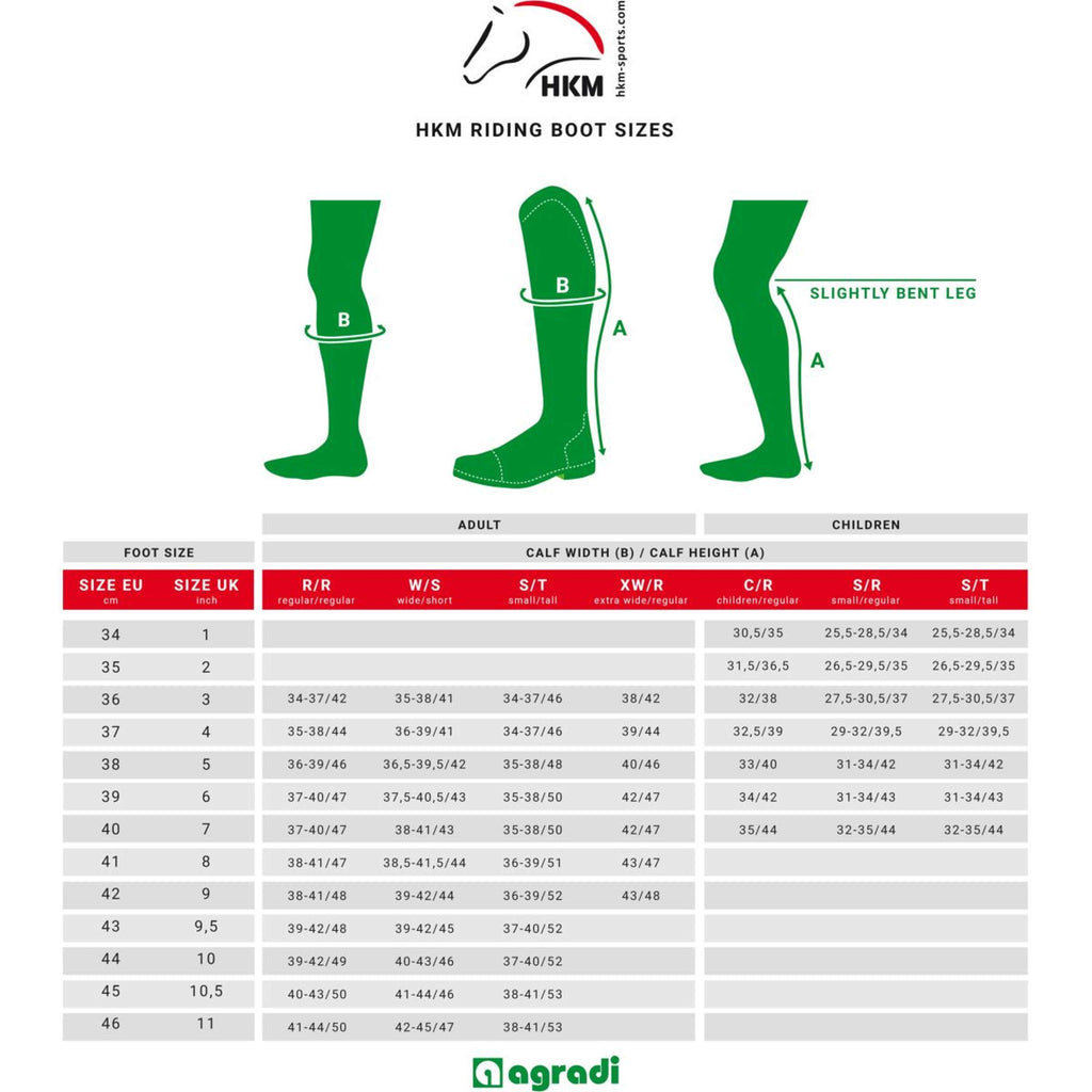 HKM Bottes d'Équitation Valencia Noir