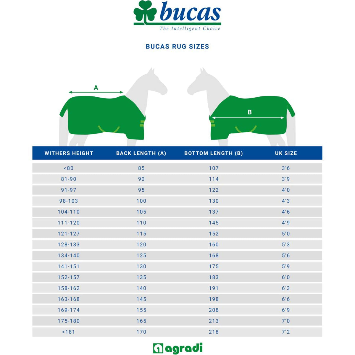 Bucas Oasis Turnout 200g & Neck