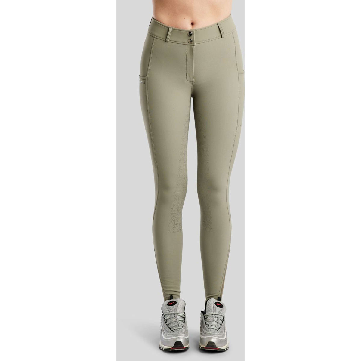 Montar Pantalon d'Équitation Megan Full Grip Dusty Green