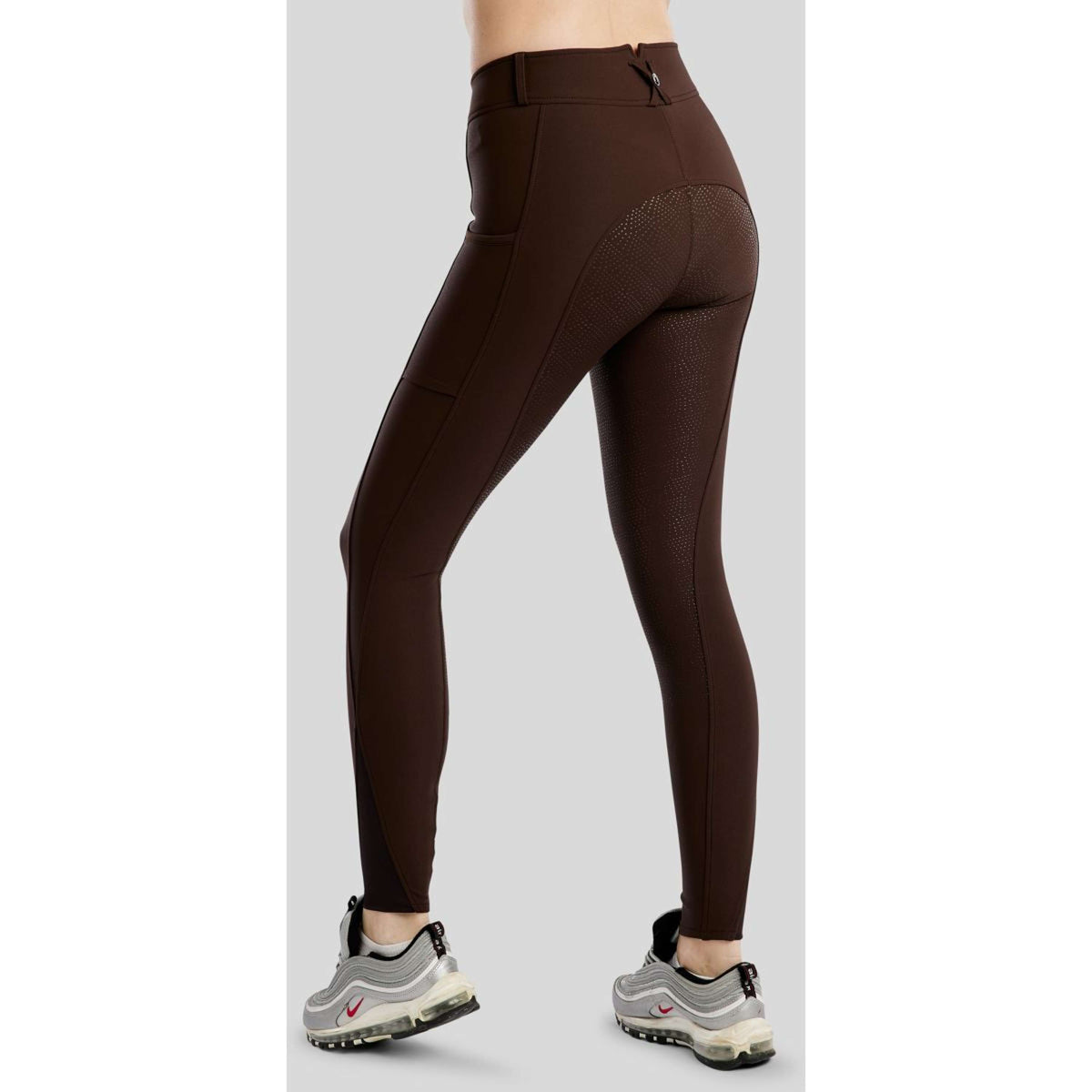 Montar Pantalon d'Équitation Megan Full Grip Marron