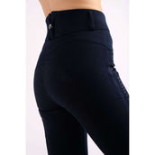 Montar Pantalon d'Équitation Megan Yati Highwaist Full Grip Blue Denim